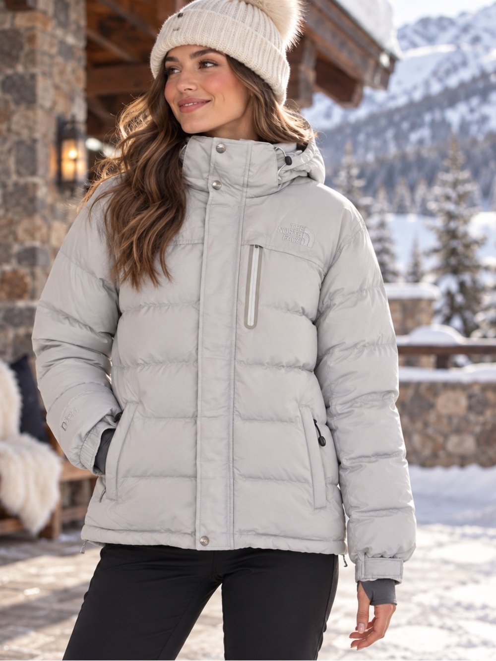 The North Face Summit Series 900 Down Fill Hooded Puffer Winter Jacket Gorpcore